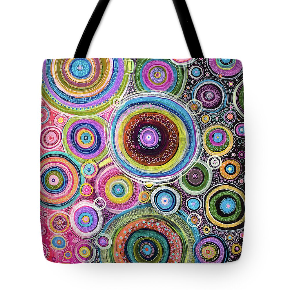 Color My Soul Tote Bag featuring the painting Color My Soul by Tanielle Childers