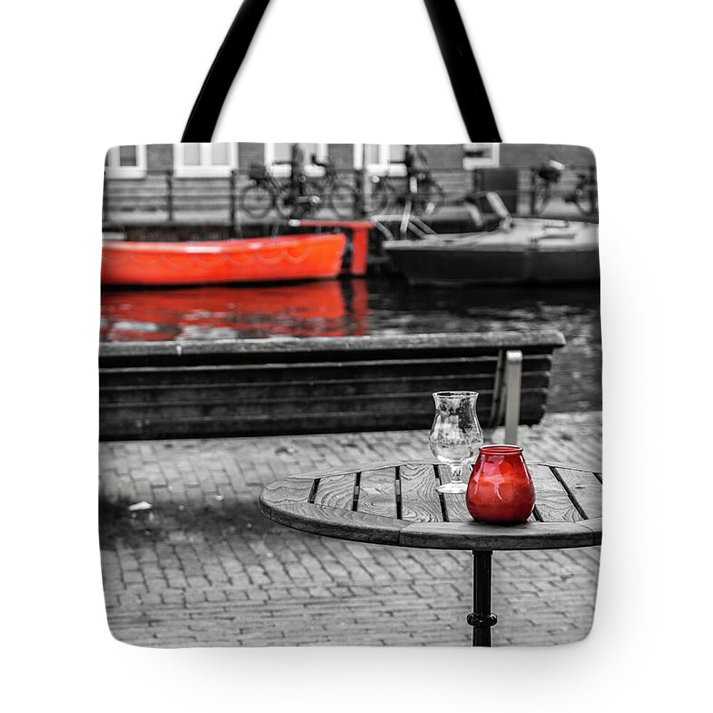 Orange Tote Bag featuring the photograph Color of Holland by Fabiano Di Paolo