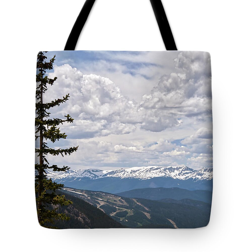Rocky-mountains Tote Bag featuring the photograph Colorado Ski Slopes In The Summer by Kirt Tisdale
