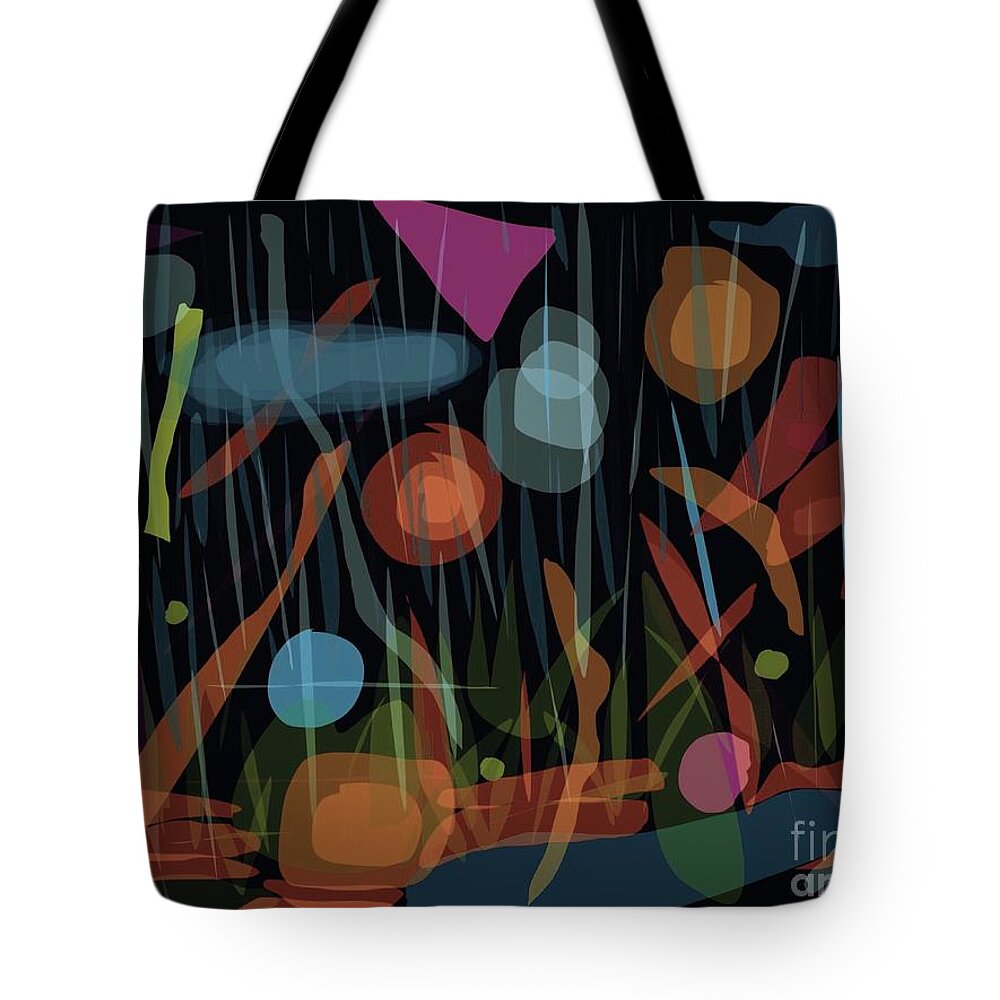 Love Tote Bag featuring the digital art Colorfield by Joe Roache