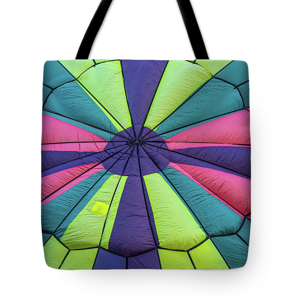 New Jersey Tote Bag featuring the photograph Colorful Balloon Closeup by Kristia Adams