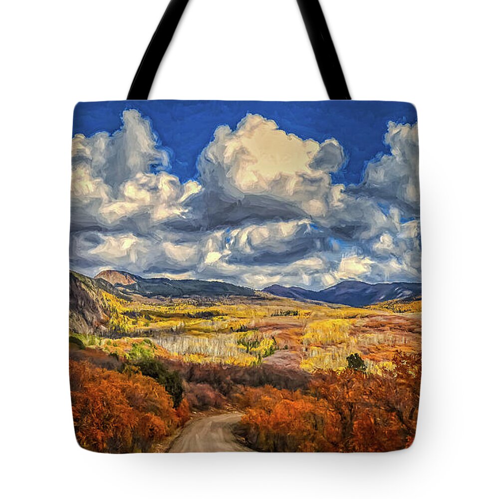 Mountain Tote Bag featuring the photograph Colors of Colorado by Janice Pariza