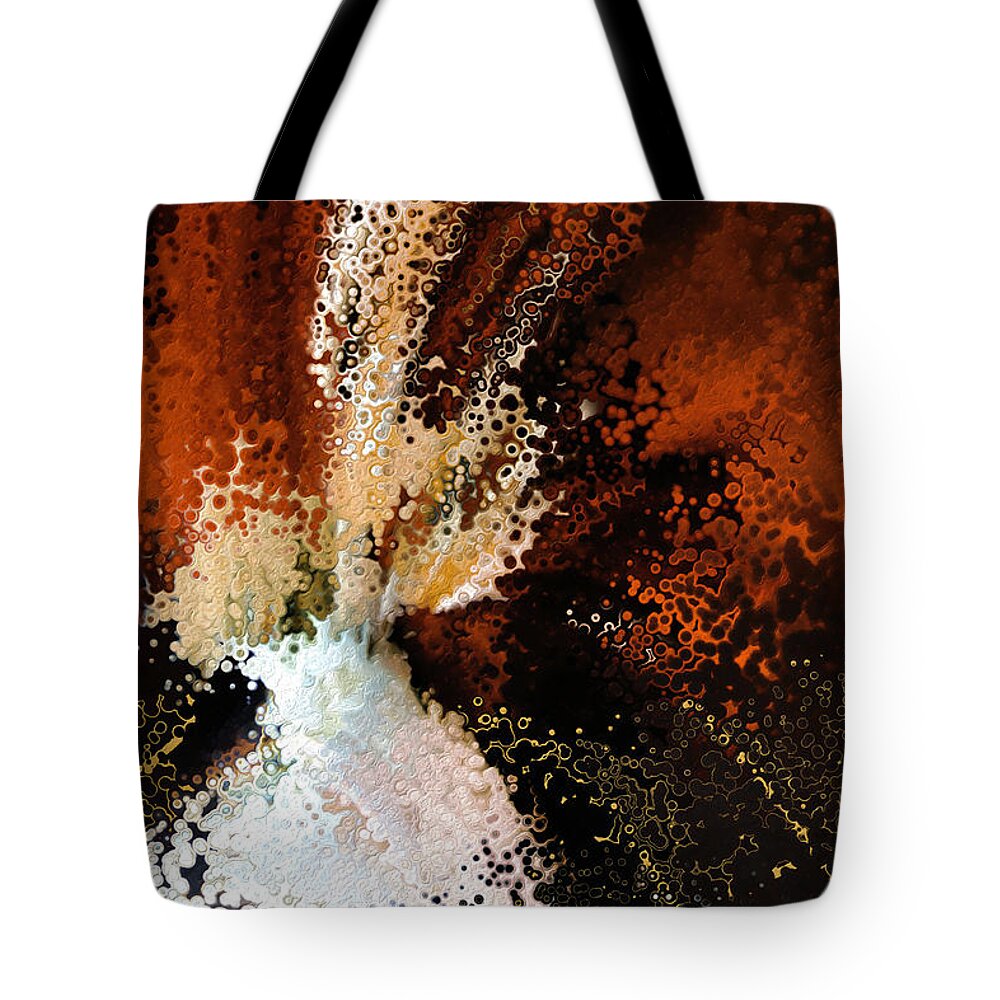 White Tote Bag featuring the painting Colossians 1 27. The Hope Of Glory. Bible Verse Inspirational Wall Art by Mark Lawrence