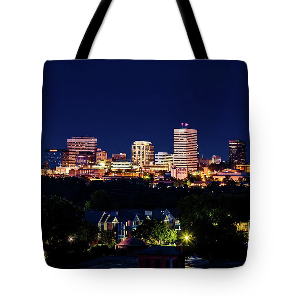 2018 Tote Bag featuring the photograph Columbia Skyline v2 by Charles Hite