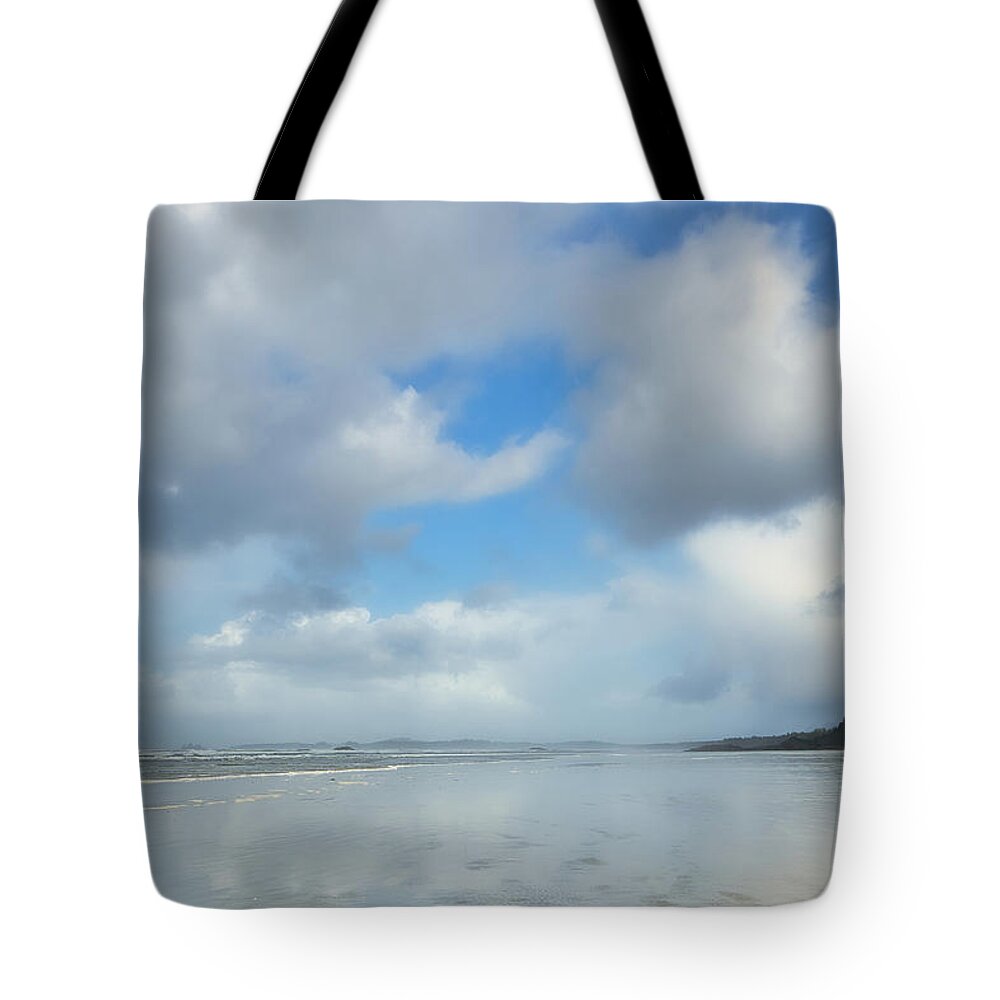 Tofino Tote Bag featuring the photograph Combers Beach at Green Point by Allan Van Gasbeck