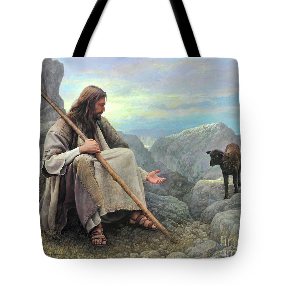 Jesus Tote Bag featuring the painting Come As You Are by Greg Olsen