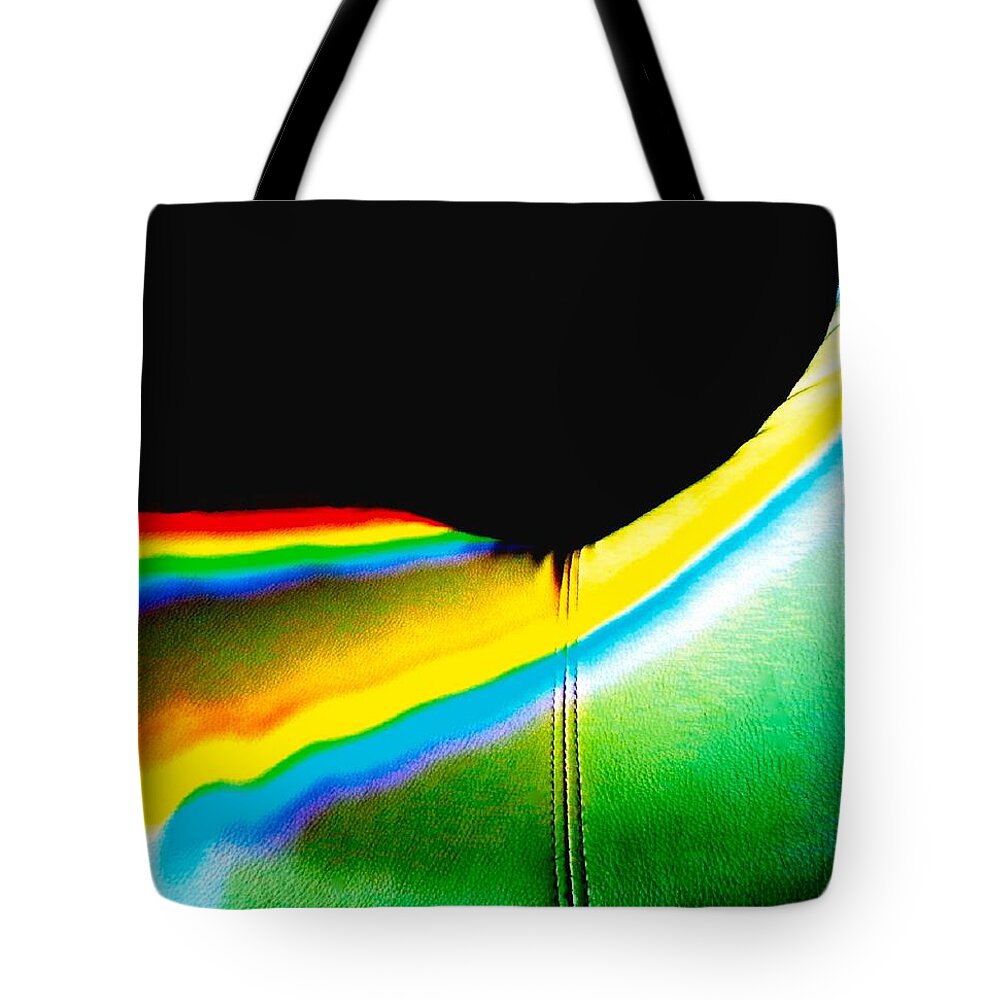 Viva Tote Bag featuring the photograph Come-Sit In My Rainbow by VIVA Anderson