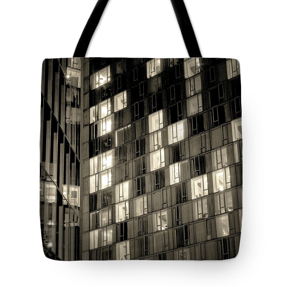 Black And White Photography Tote Bag featuring the photograph Compartmentalized by Eyes Of CC