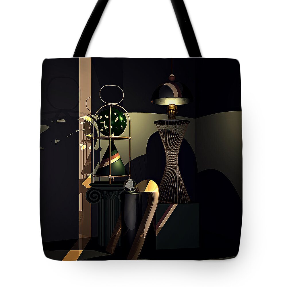 Digital Tote Bag featuring the photograph Composition 028 Julius Caesar by Andrei SKY