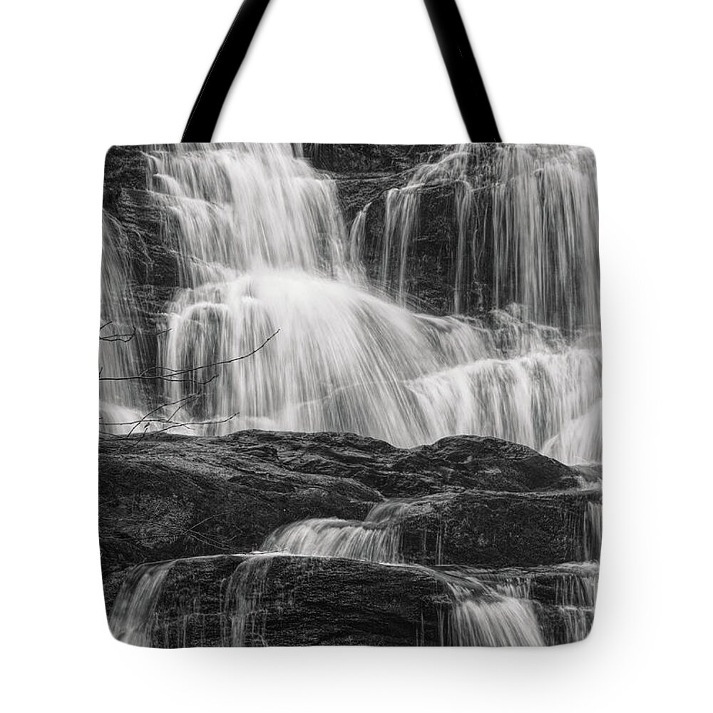 Conasauga Falls Tote Bag featuring the photograph Conasauga Waterfall 12 by Phil Perkins