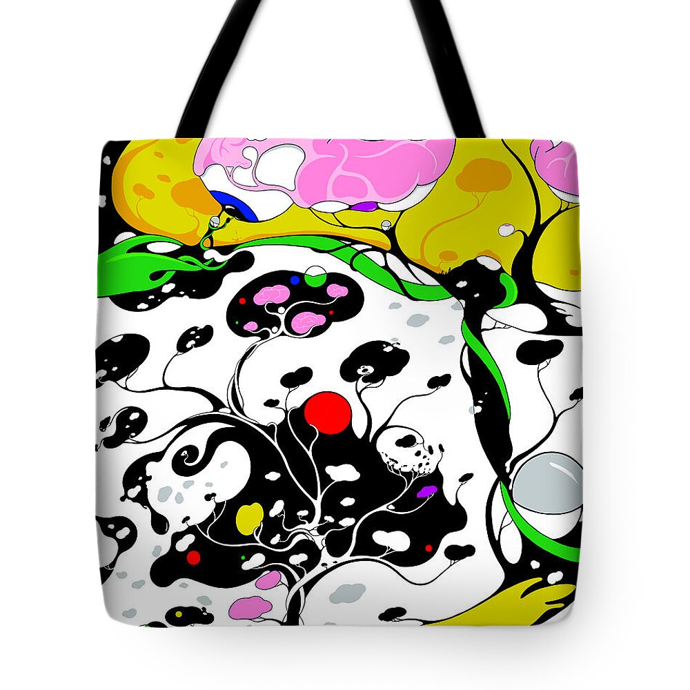 Coronavirus Tote Bag featuring the digital art Contagion by Craig Tilley