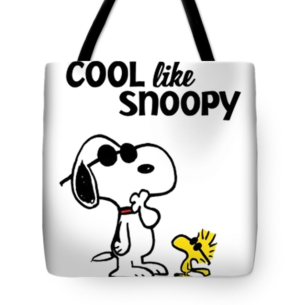 Cute Snoopy Shopping Shoulder Bags Durable Canvas Tote Handbag Reusable Gift