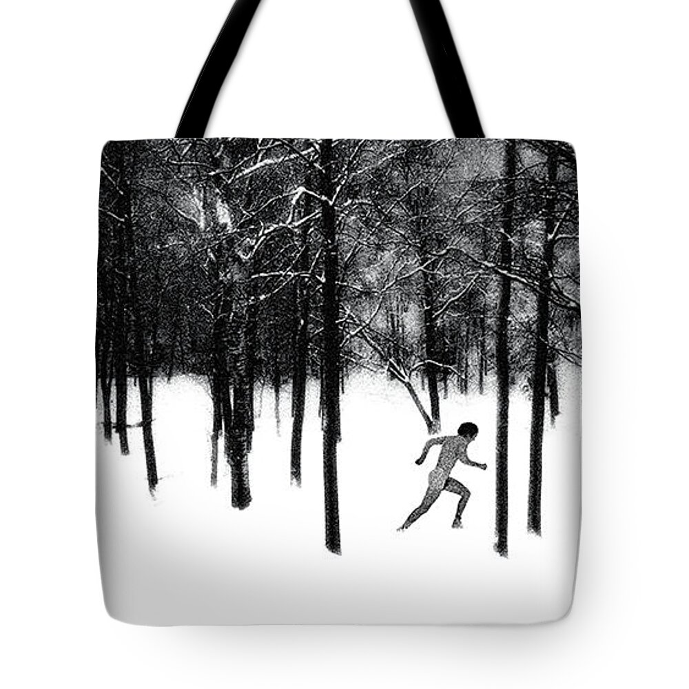 Mist Tote Bag featuring the photograph Cool Running by Wayne King