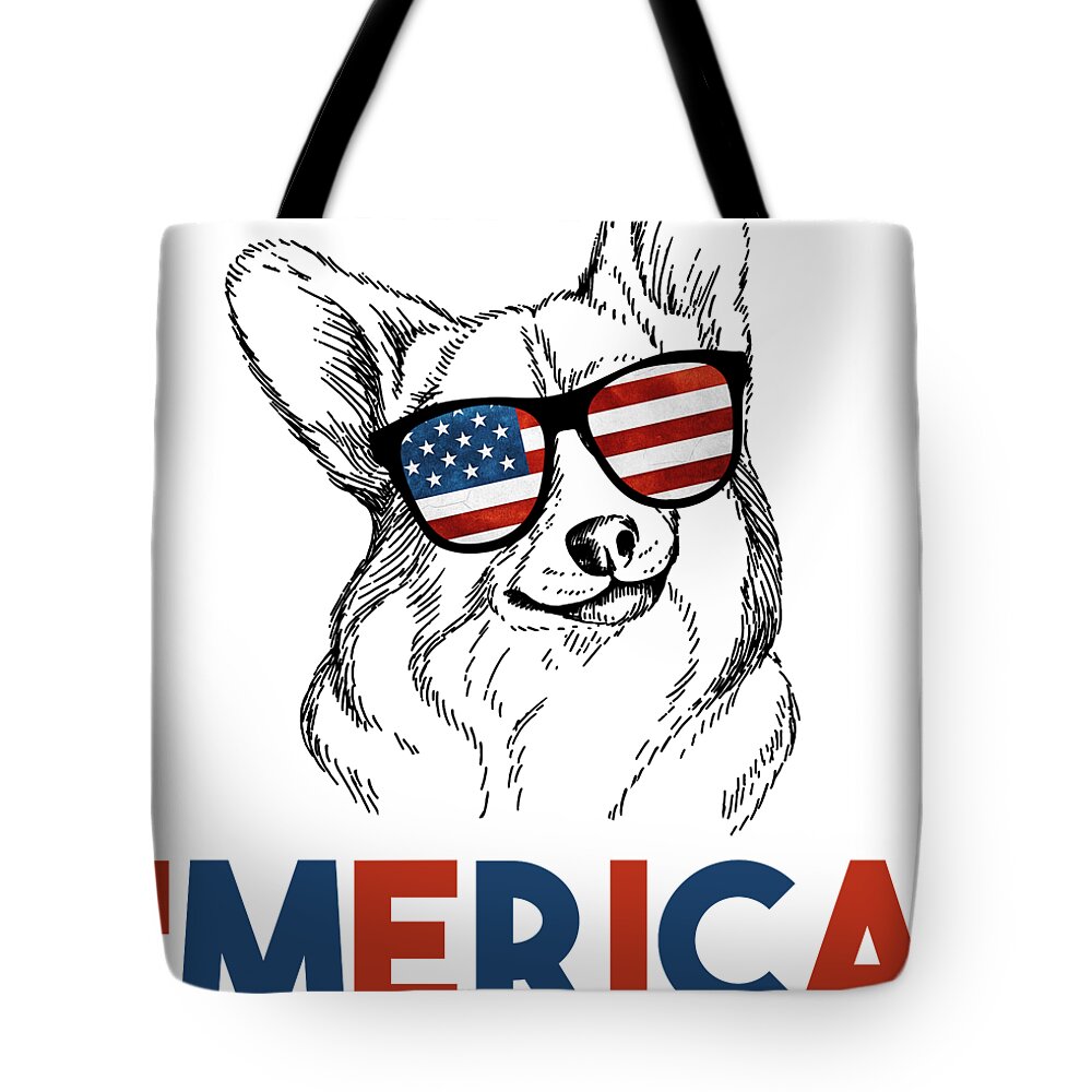 Patriotic Dog Bag