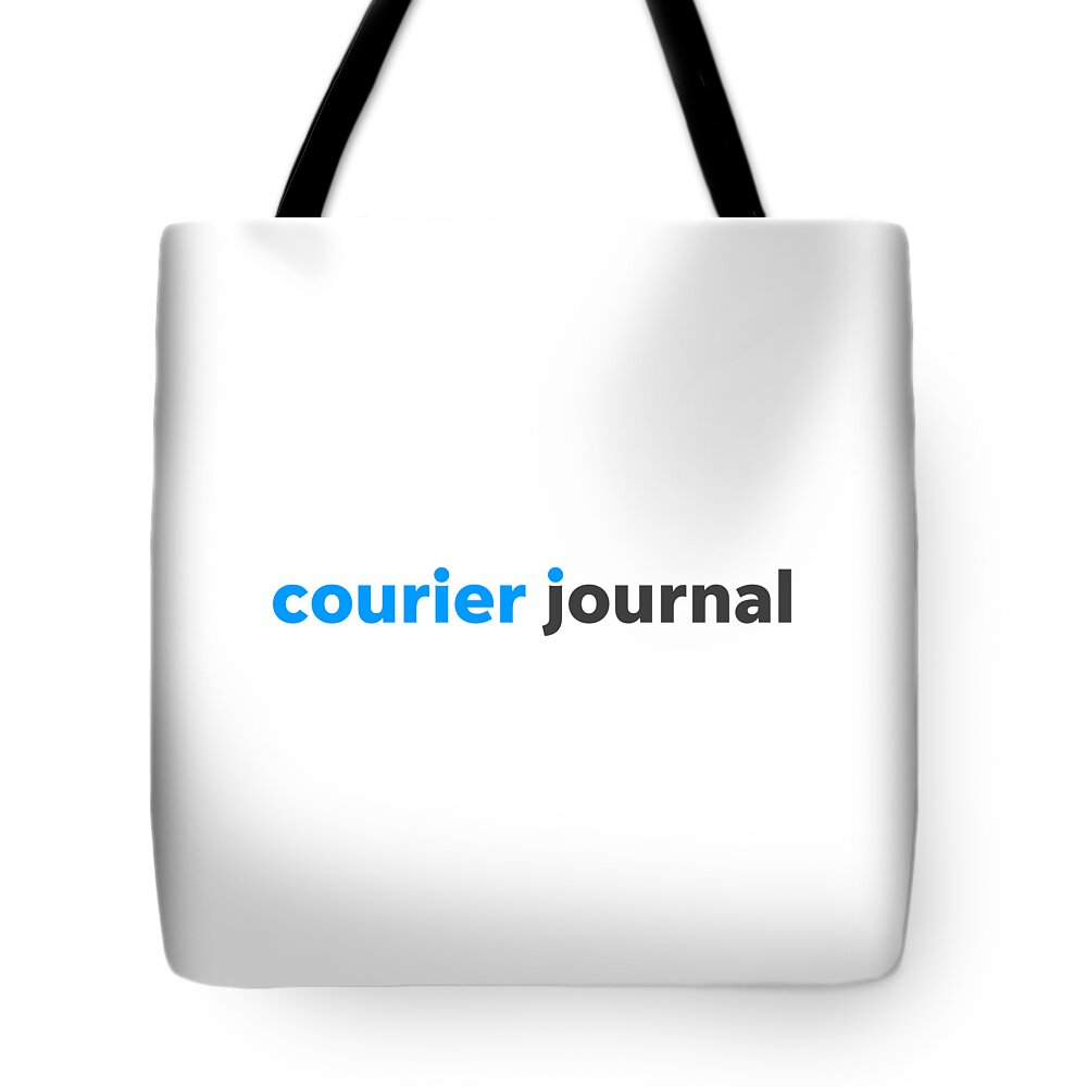 Louisville Tote Bag featuring the digital art Courier Journal Digital Color Logo by Gannett Co