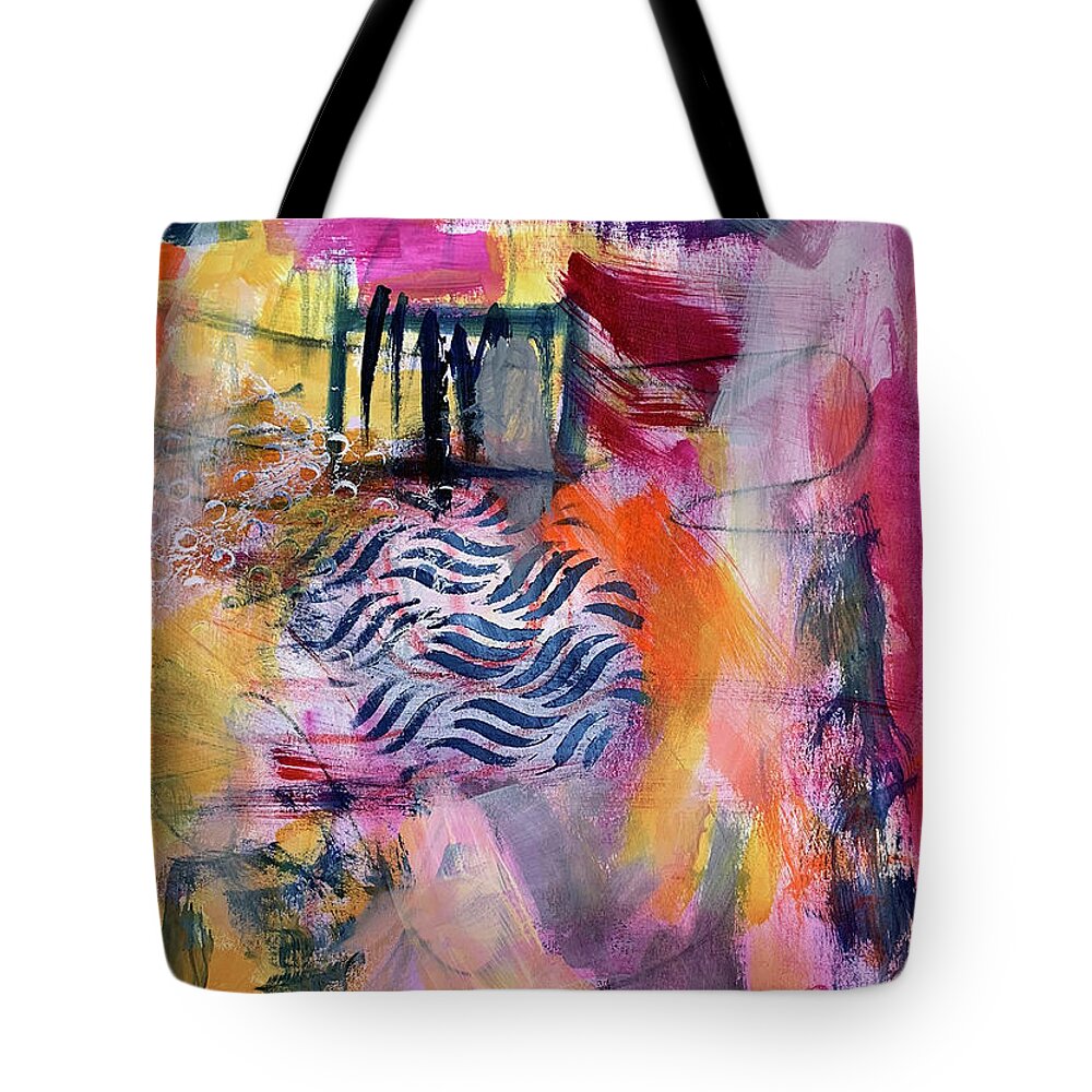 Abstract Depicting The Thoughts Which Goes On During A Conversat Tote Bag featuring the photograph Coversations Part 4 by Diane Maley