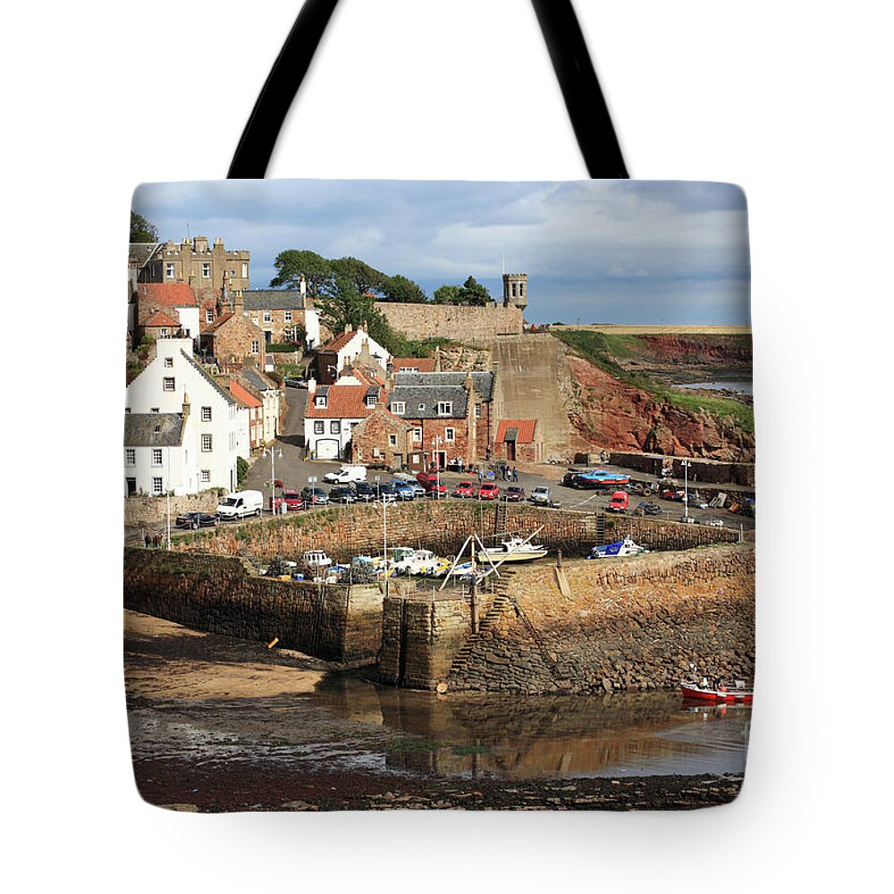 Crail Tote Bag featuring the photograph Crail Harbour by Bryan Attewell
