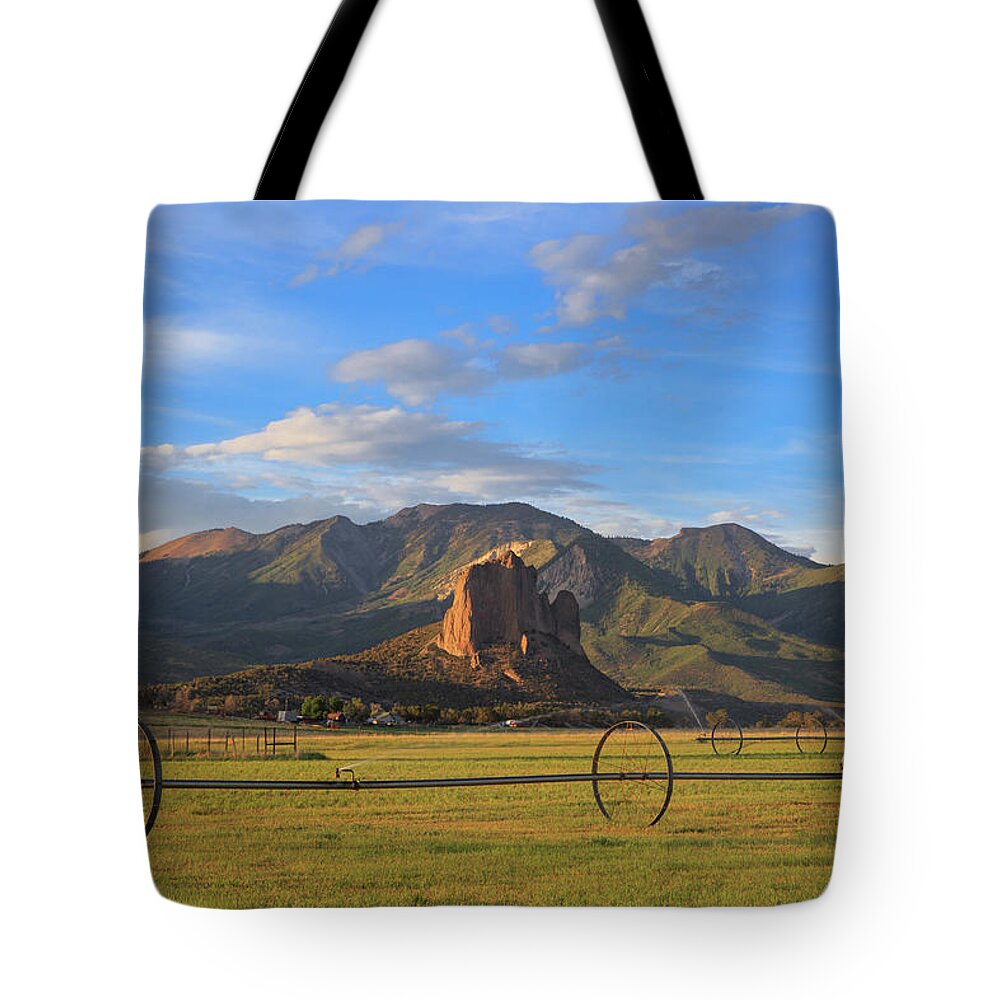 2020 Tote Bag featuring the photograph Crawford Valley Ranching by Bridget Calip
