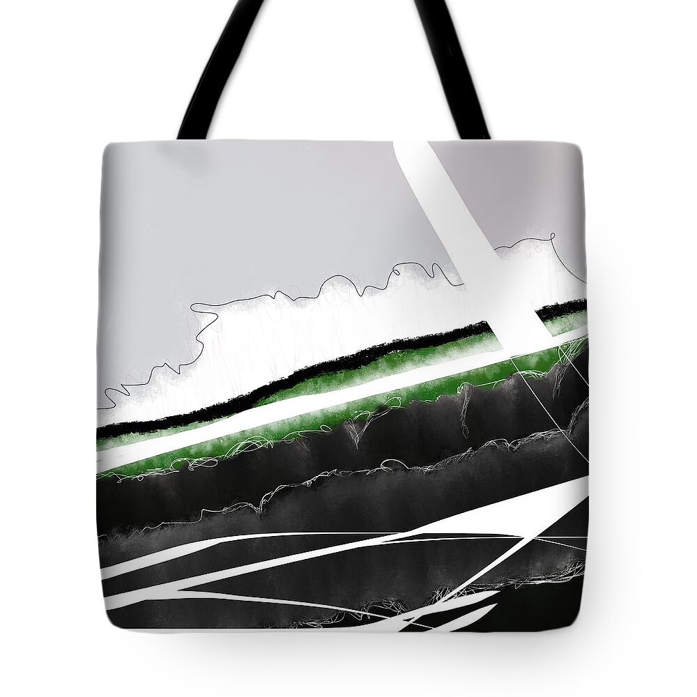 Digital Art Tote Bag featuring the digital art Creative Process by Amber Lasche
