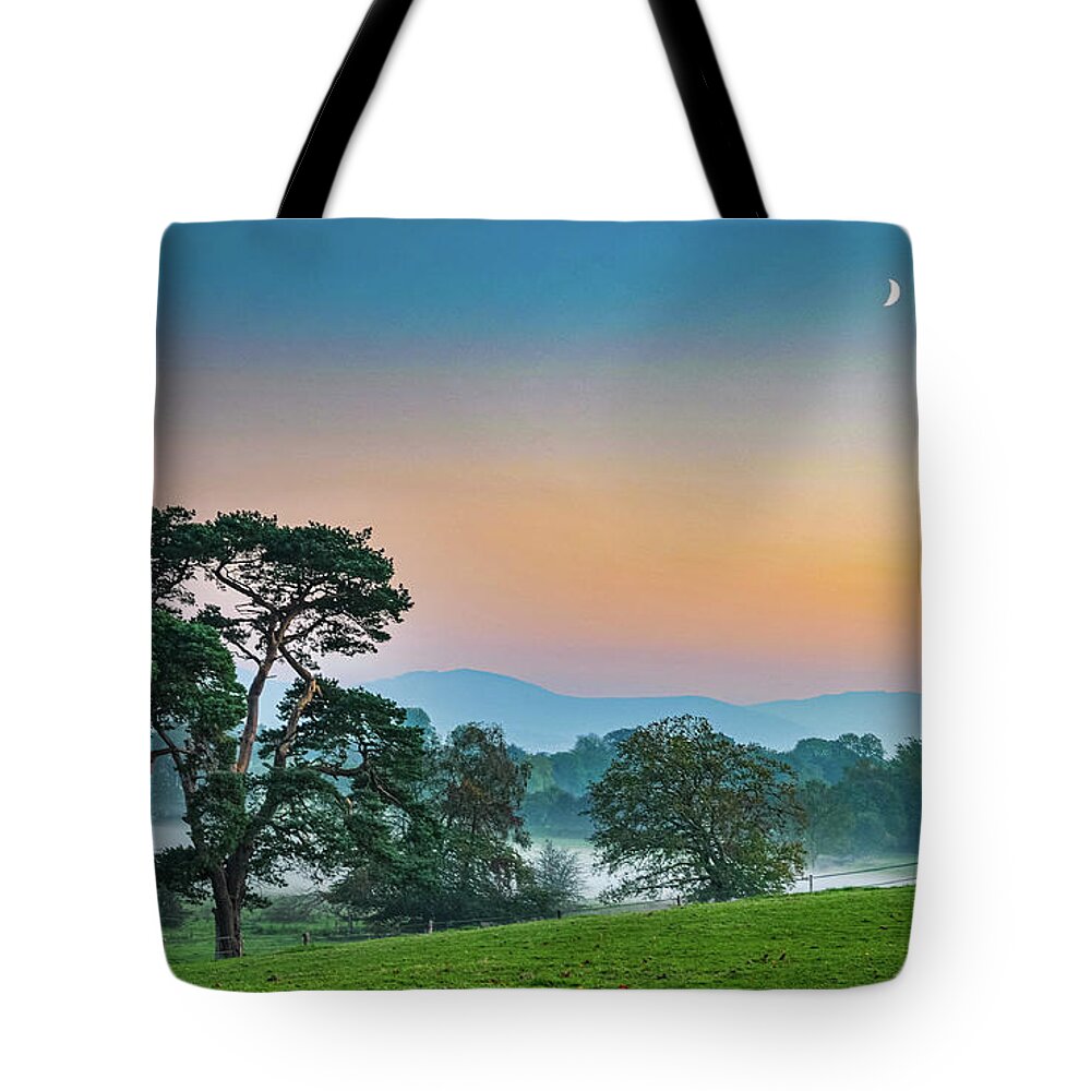Moon Tote Bag featuring the photograph Crescent Moon by Rob Hemphill