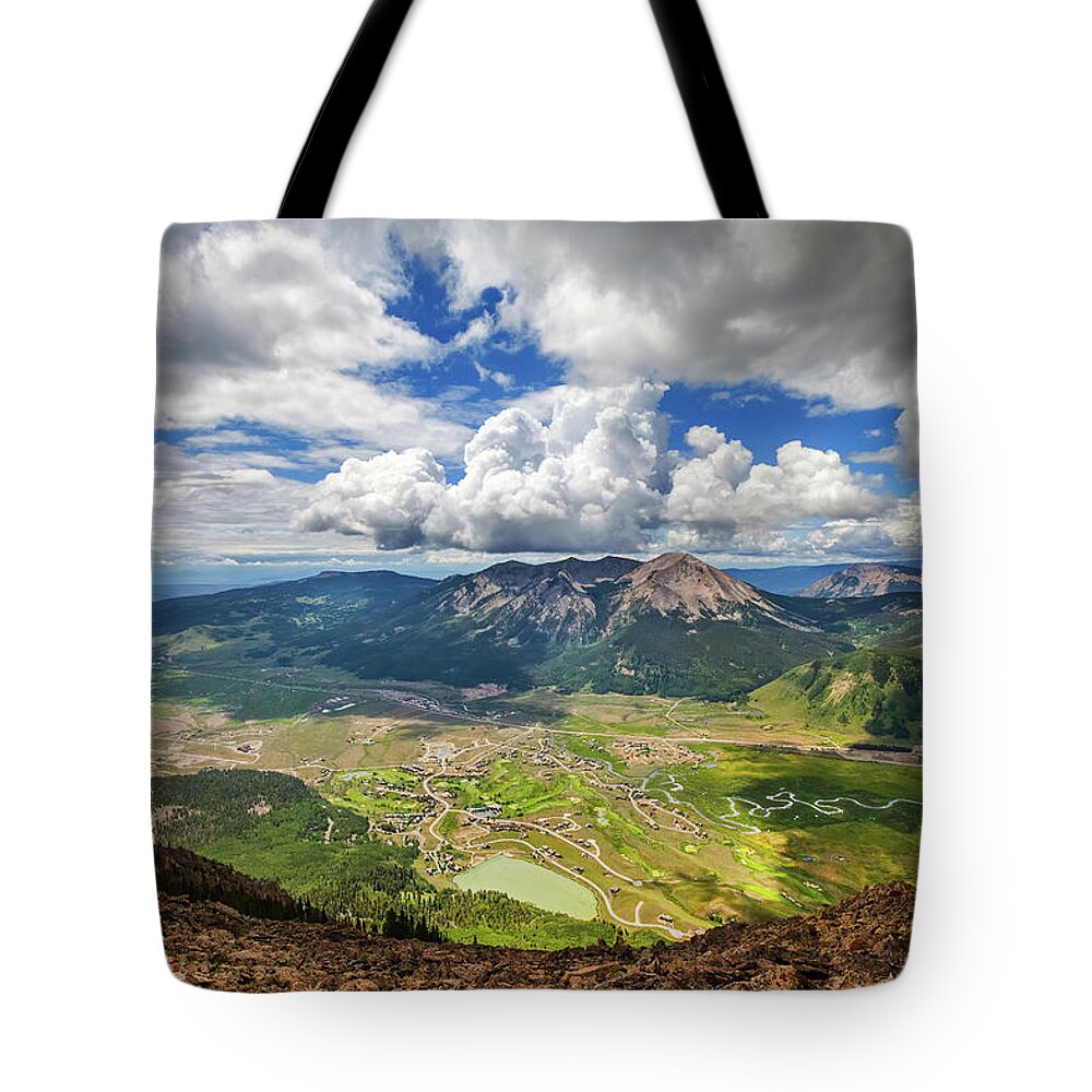 Colorado Tote Bag featuring the photograph Crested Butte Clouds by Darren White