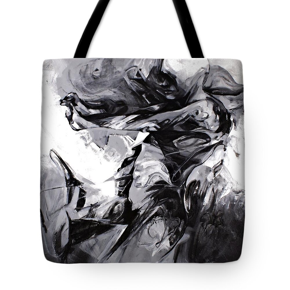 Cringe Tote Bag featuring the painting Cringe Worthy Ethics by Jeff Klena