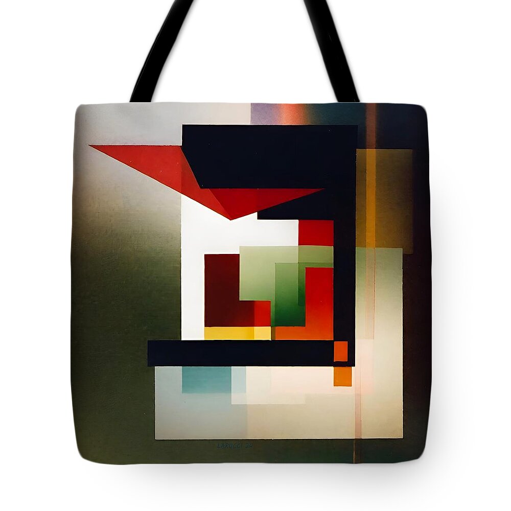 Art Tote Bag featuring the digital art Cube - No.16 by Fred Larucci