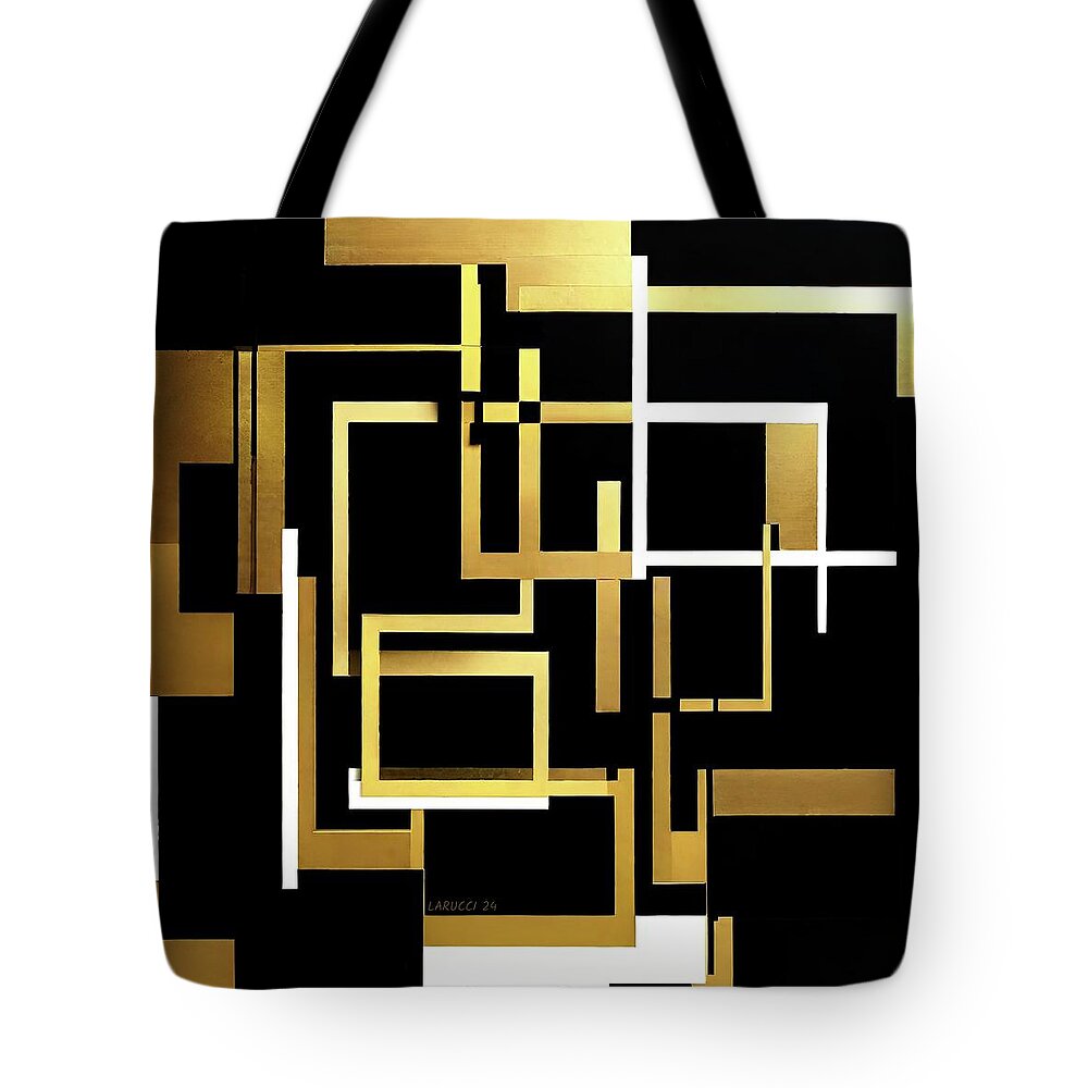 Art Tote Bag featuring the digital art Cube - No.17 by Fred Larucci