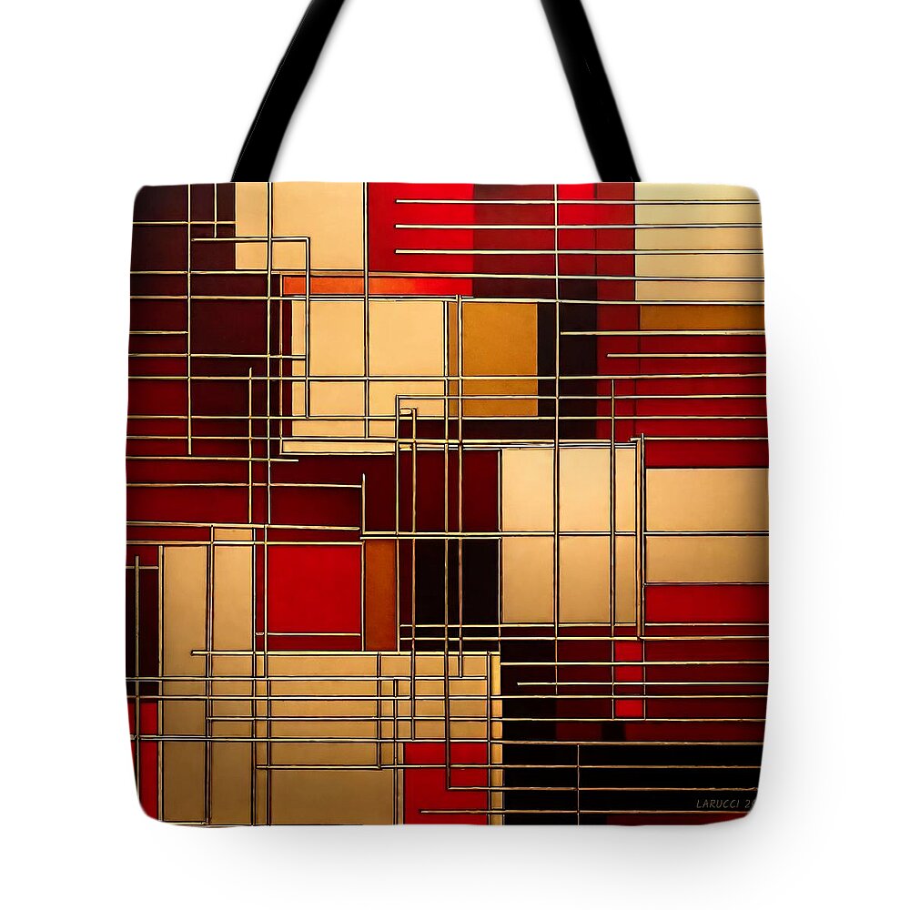 Art Tote Bag featuring the digital art Cube - No.18 by Fred Larucci