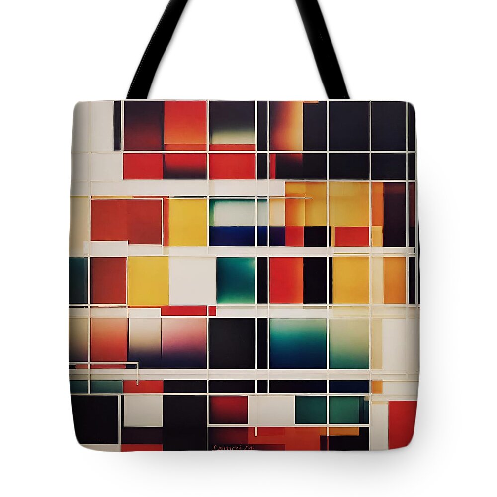 Art Tote Bag featuring the digital art Cube - No.24 by Fred Larucci