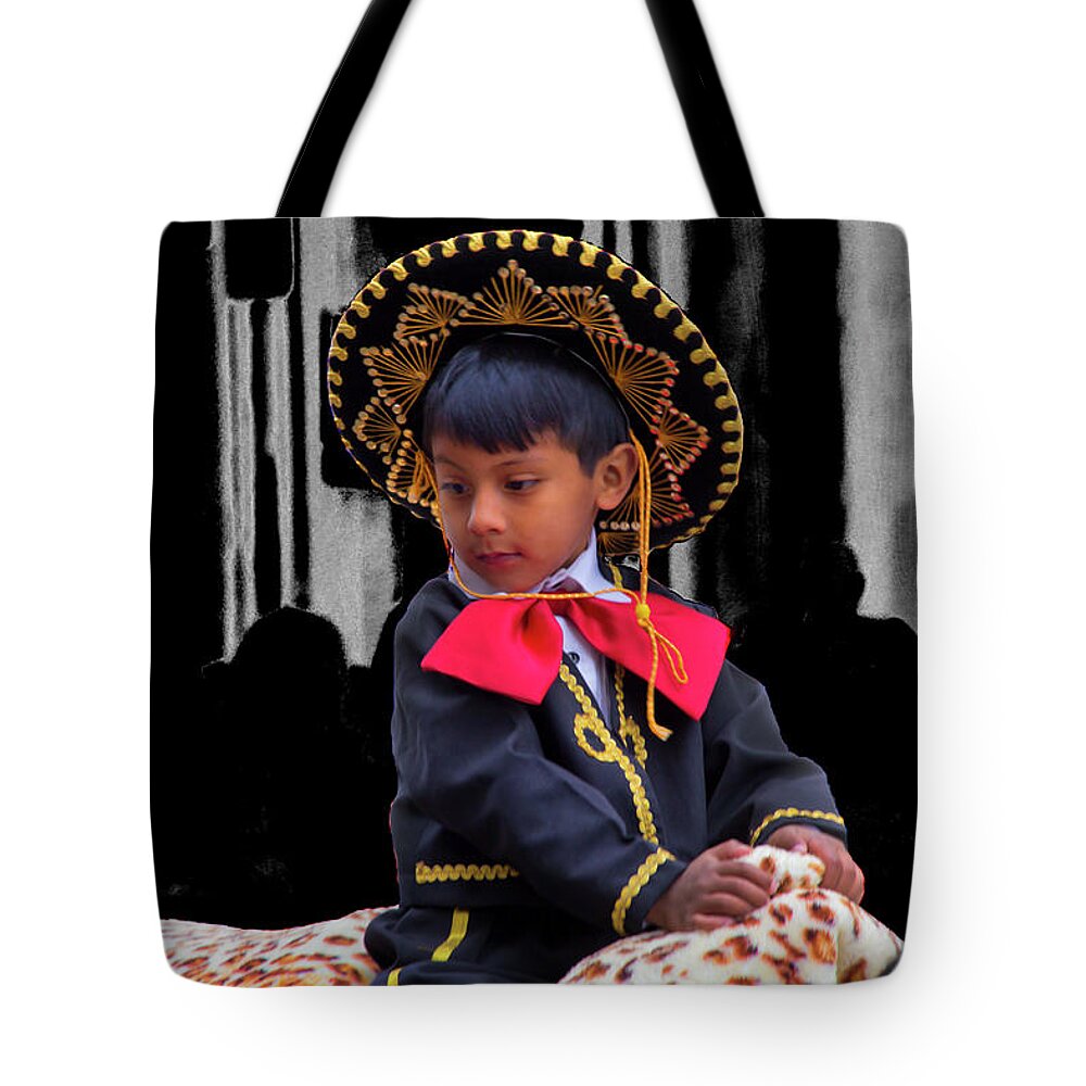 1977a Tote Bag featuring the photograph Cuenca Kids 1396 by Al Bourassa