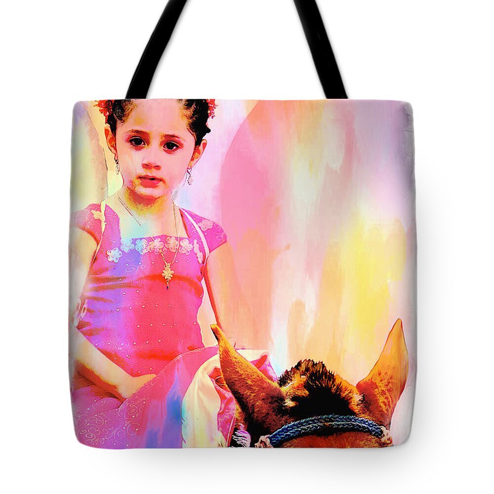 2211a Tote Bag featuring the photograph Cuenca Kids 1630 by Al Bourassa