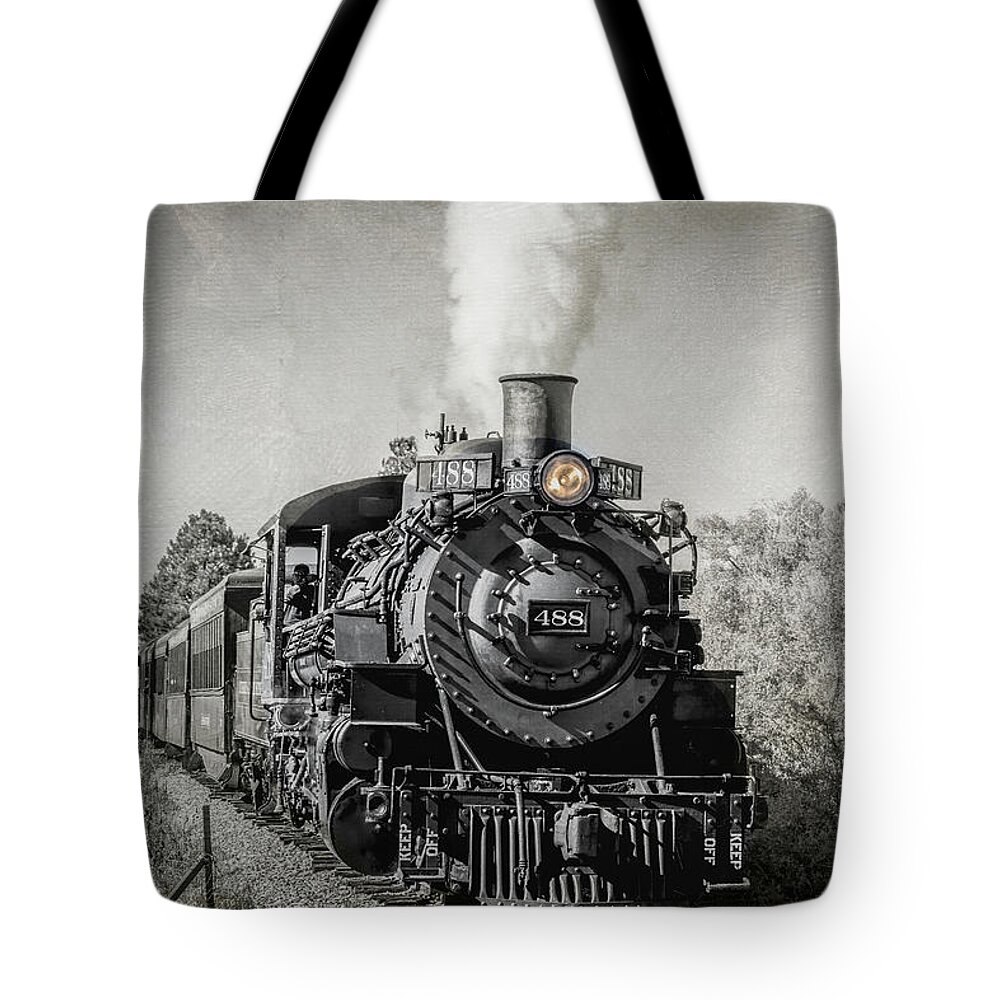Chama Tote Bag featuring the photograph Cumbres and Toltec Narrow Gauge Train by Debra Martz