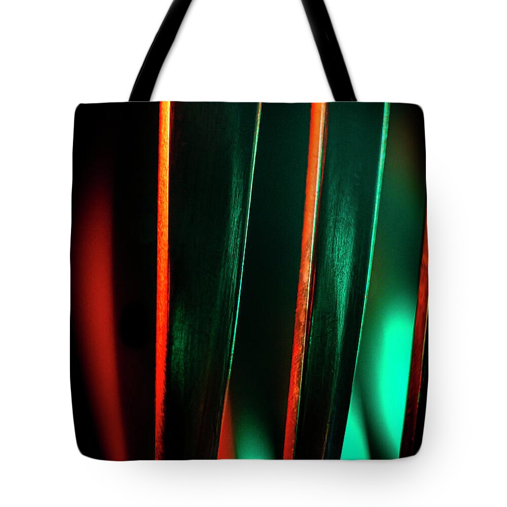 Abstract Tote Bag featuring the photograph Cut like a knife by Silvia Marcoschamer