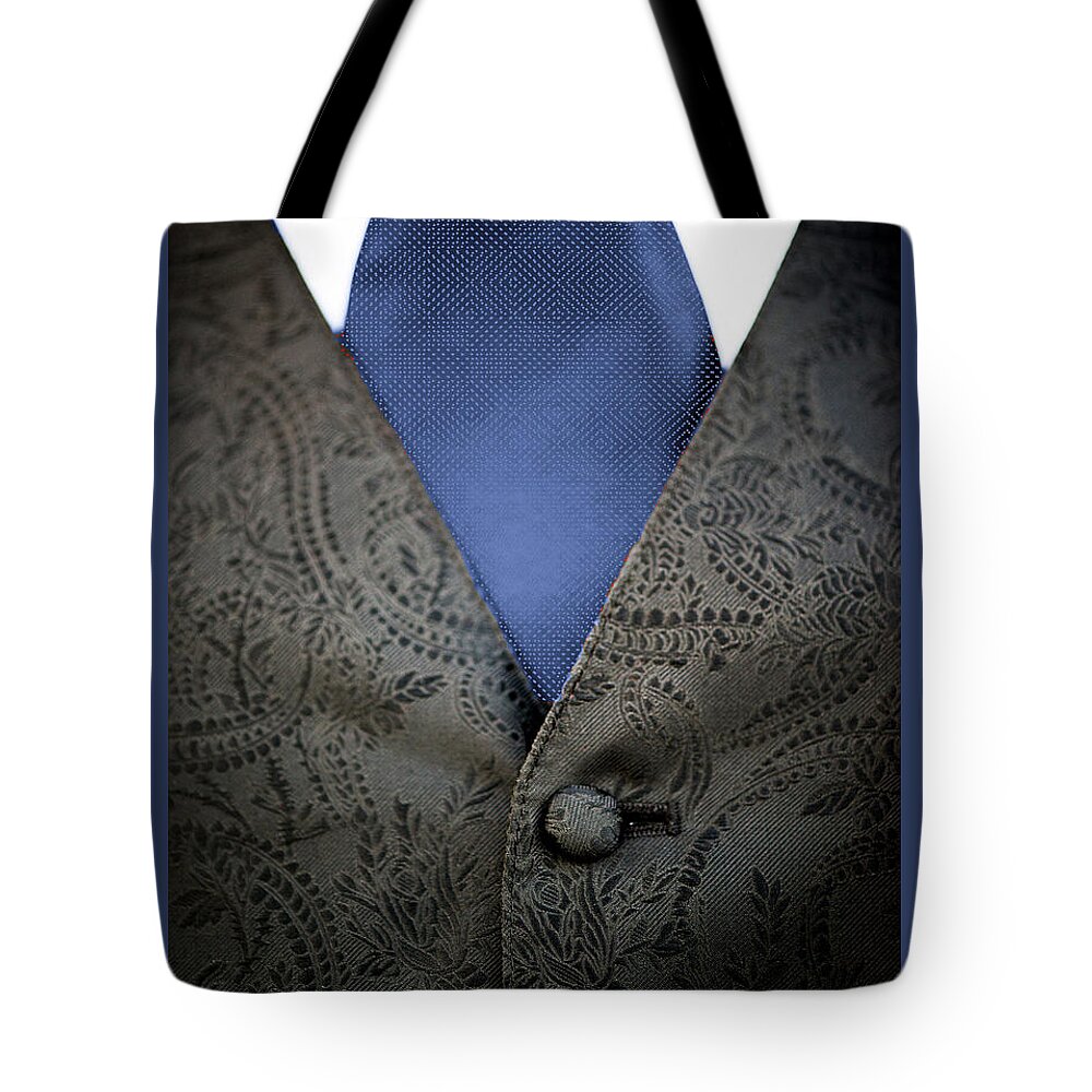 Tie Tote Bag featuring the digital art Dad'a Tie by Moira Law