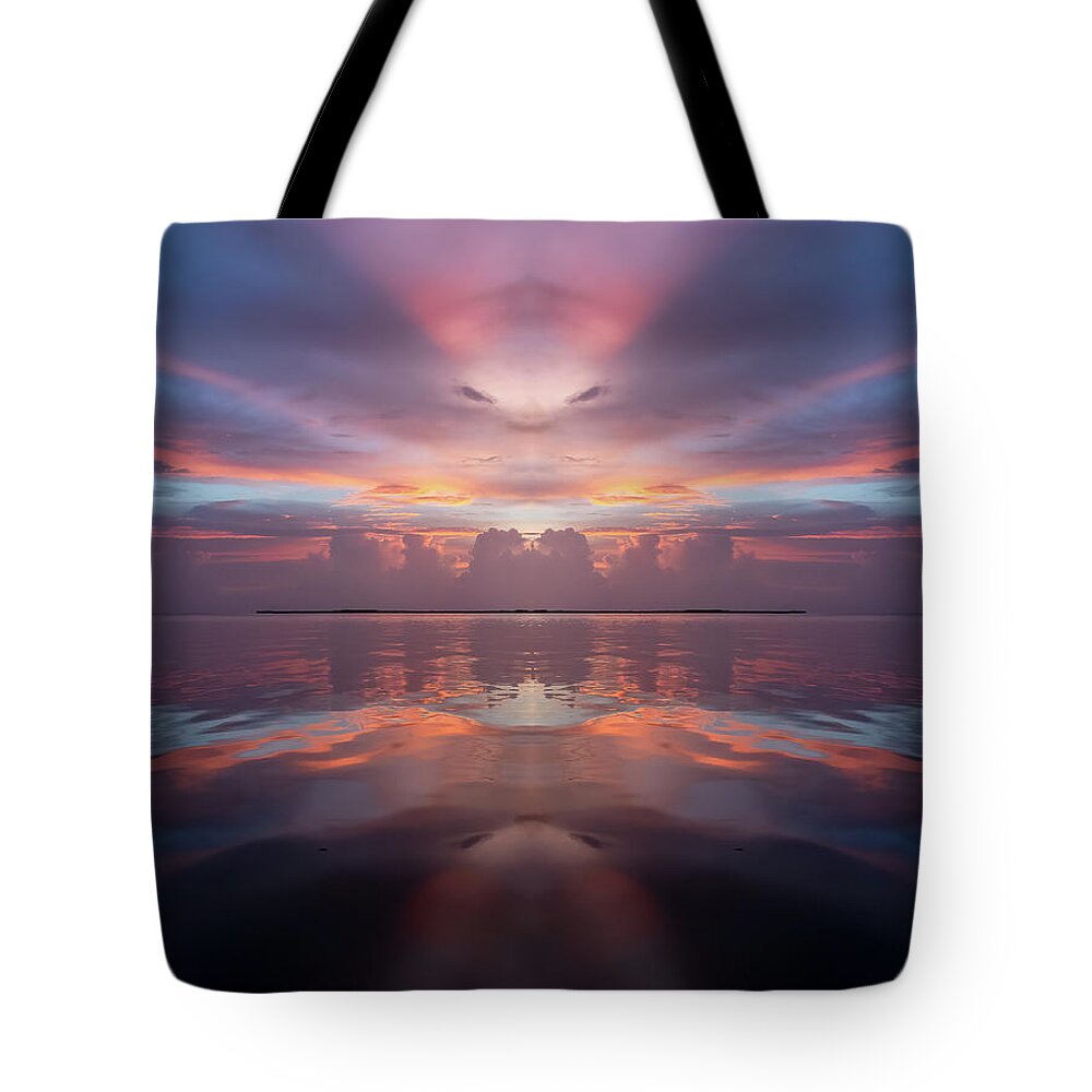 From My Kayak Tote Bag featuring the photograph Dancing Spirit of Florida Bay by Louise Lindsay
