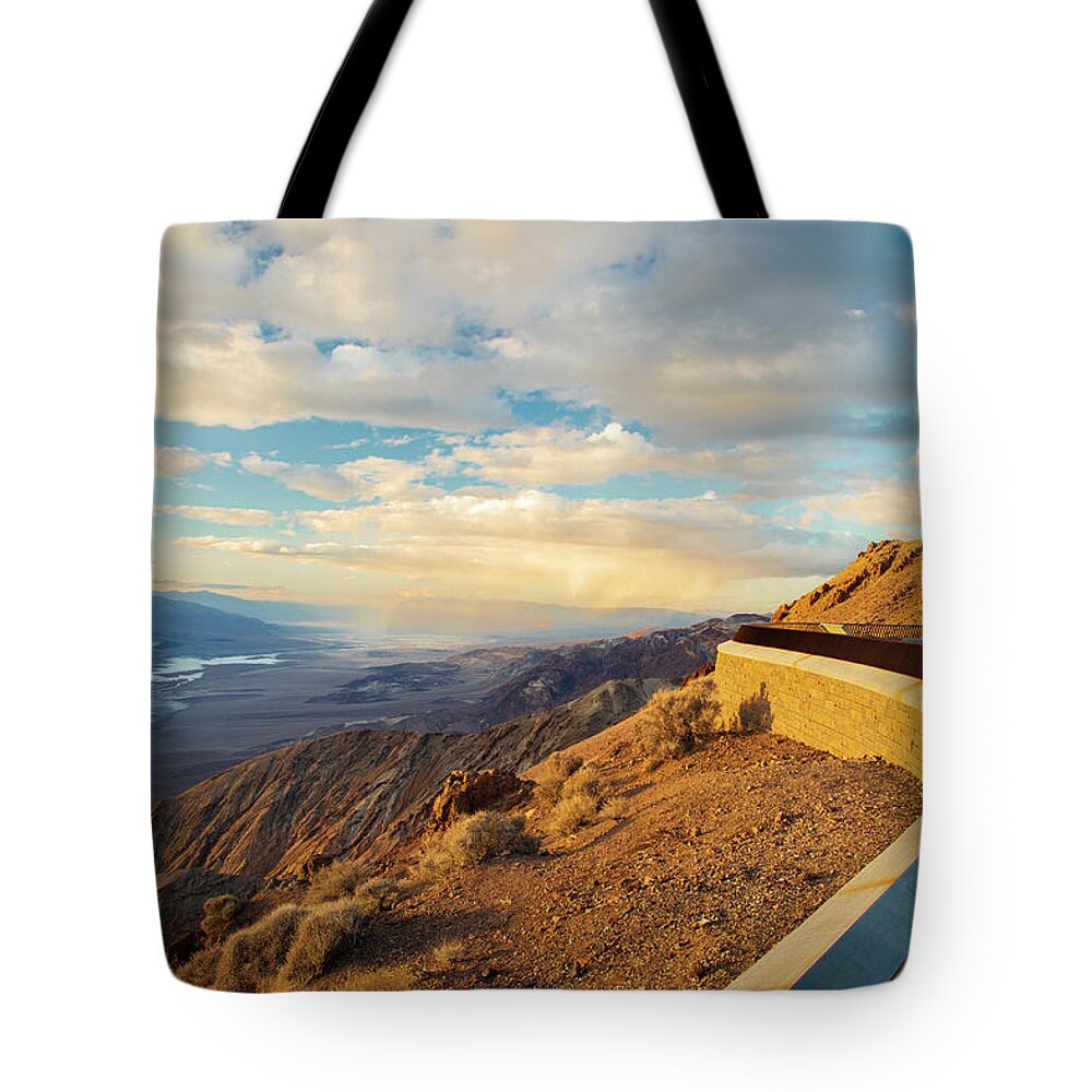 Nature Tote Bag featuring the photograph Dante's Viewing Area by Mike Lee