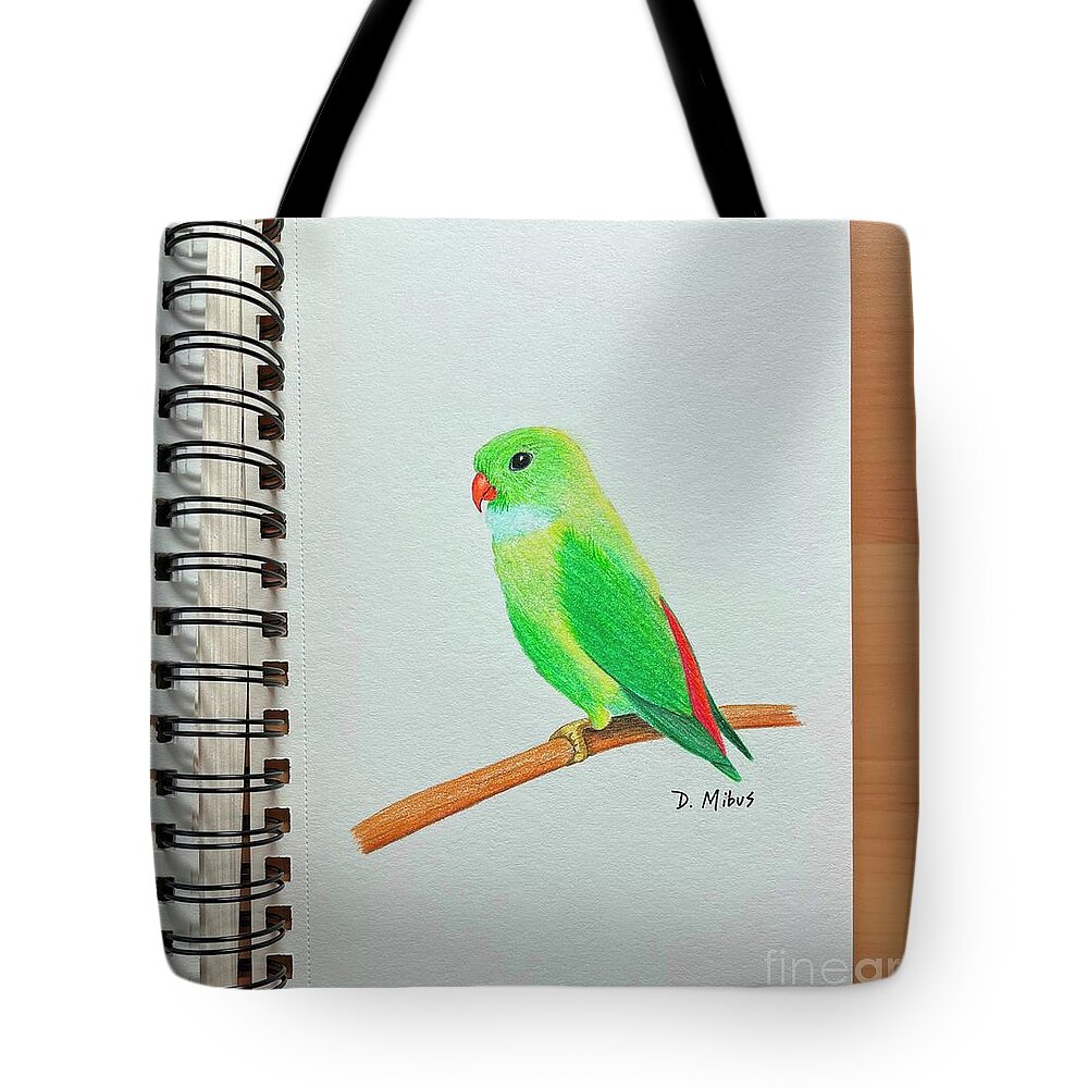  Tote Bag featuring the digital art Day 109 by Donna Mibus
