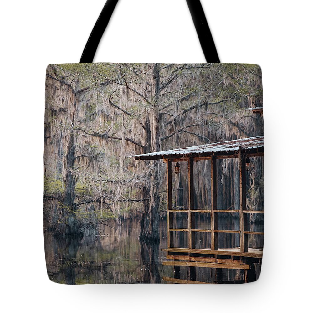 Caddo Lake Tote Bag featuring the photograph Day at Caddo Lake by Iris Greenwell