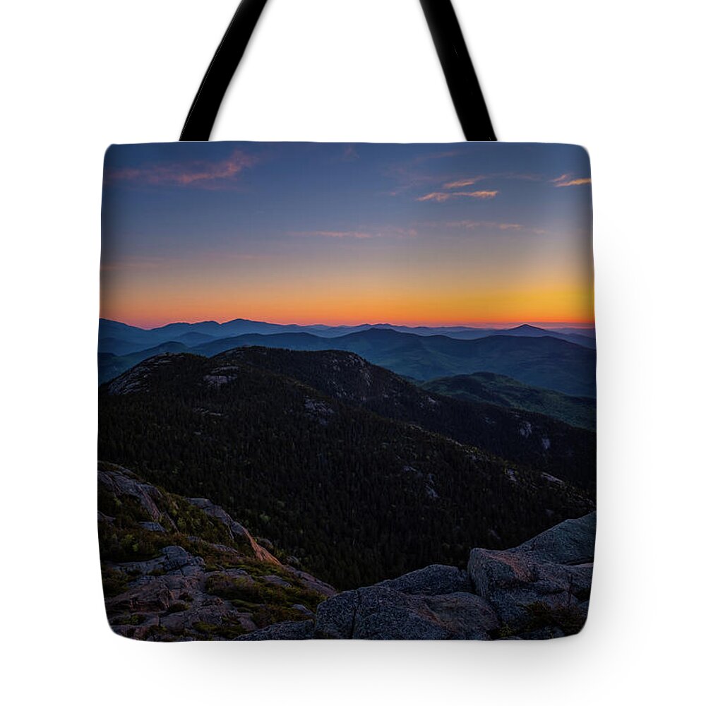 25k Tote Bag featuring the photograph Day Break, Mount Chocorua. by Jeff Sinon