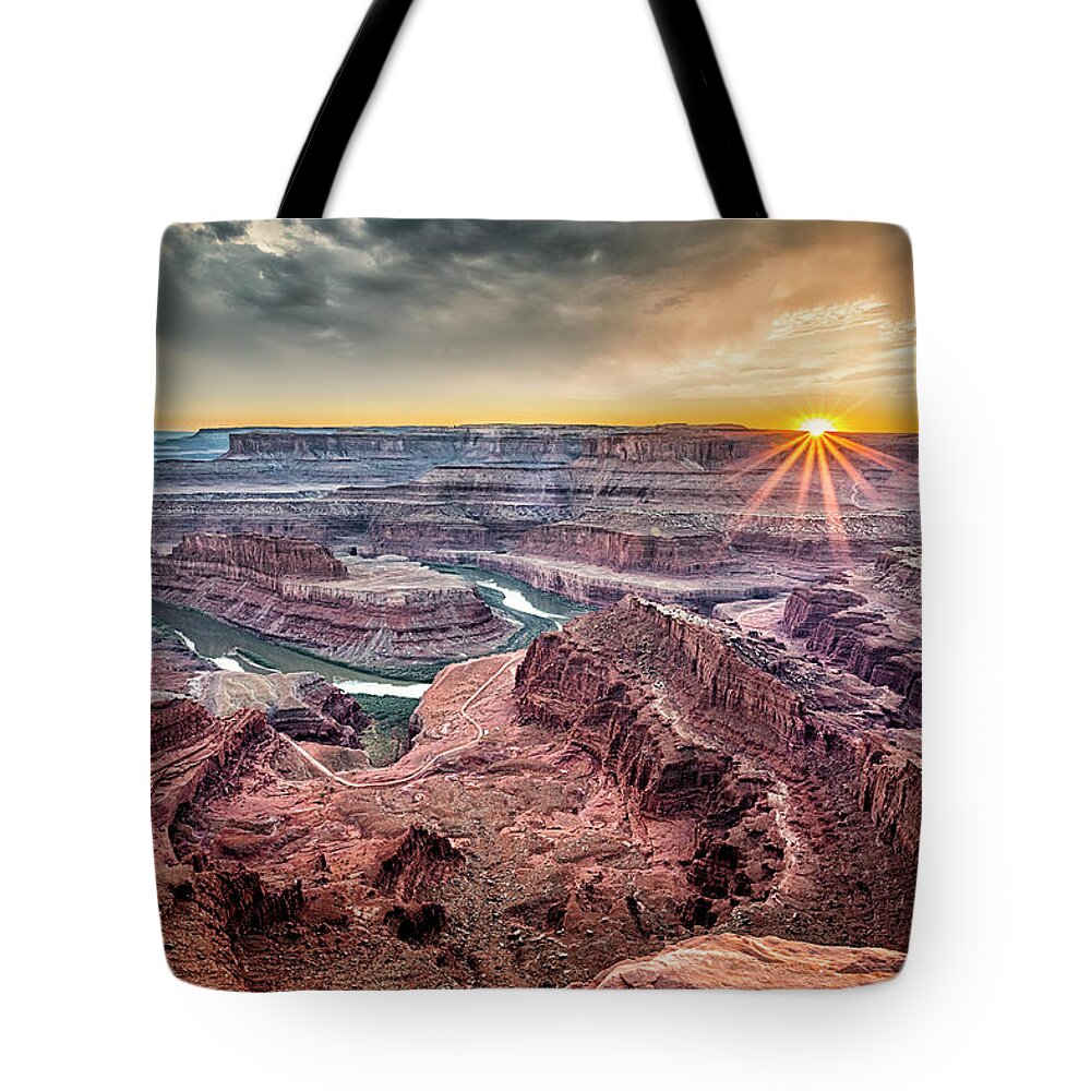 2020 Utah Trip Tote Bag featuring the photograph Dead Horse Point Sunset by Gary Johnson
