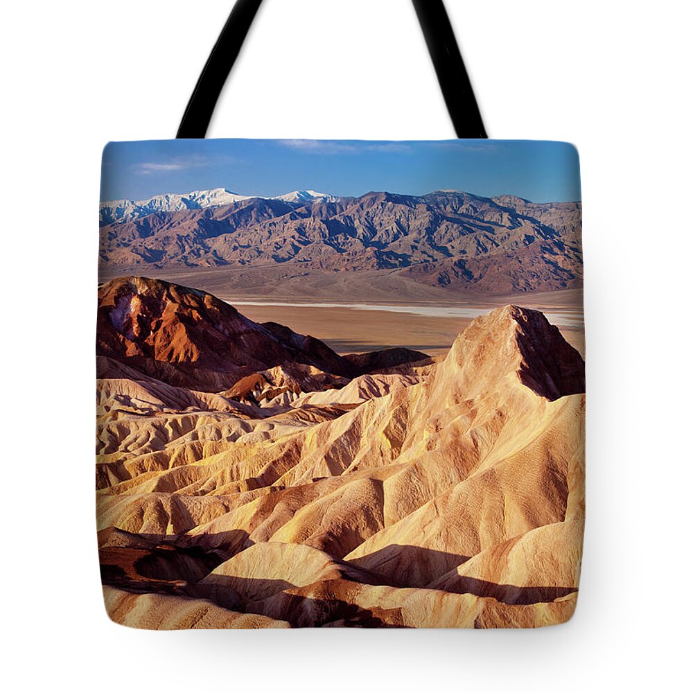 Death Valley Tote Bag featuring the photograph Death Valley - Manly Beacon - Desert - California by Brian Jannsen
