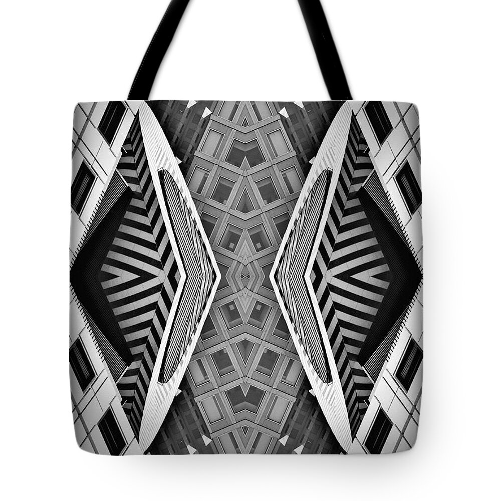 Art Deco Tote Bag featuring the photograph Deco Five by Trask Ferrero