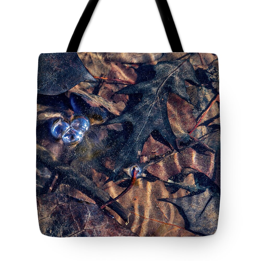 Water Tote Bag featuring the photograph Delaware River Scene by Amelia Pearn