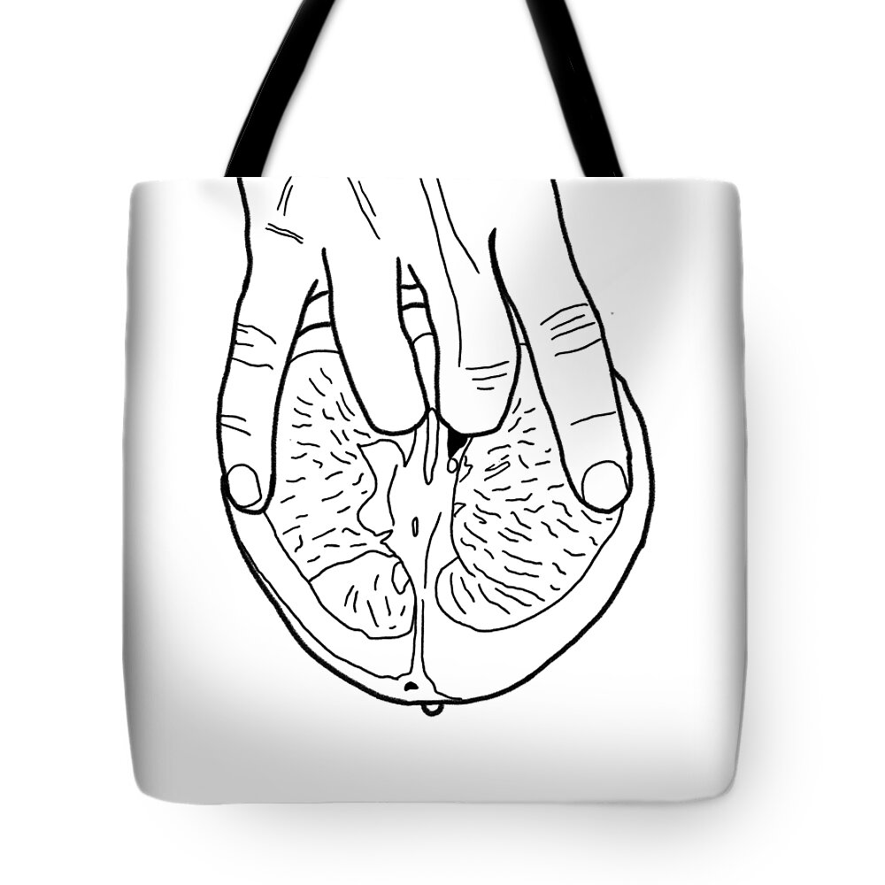 Depective Love - Sketch Art Tote Bag by Doodle Intent - Fine Art ...