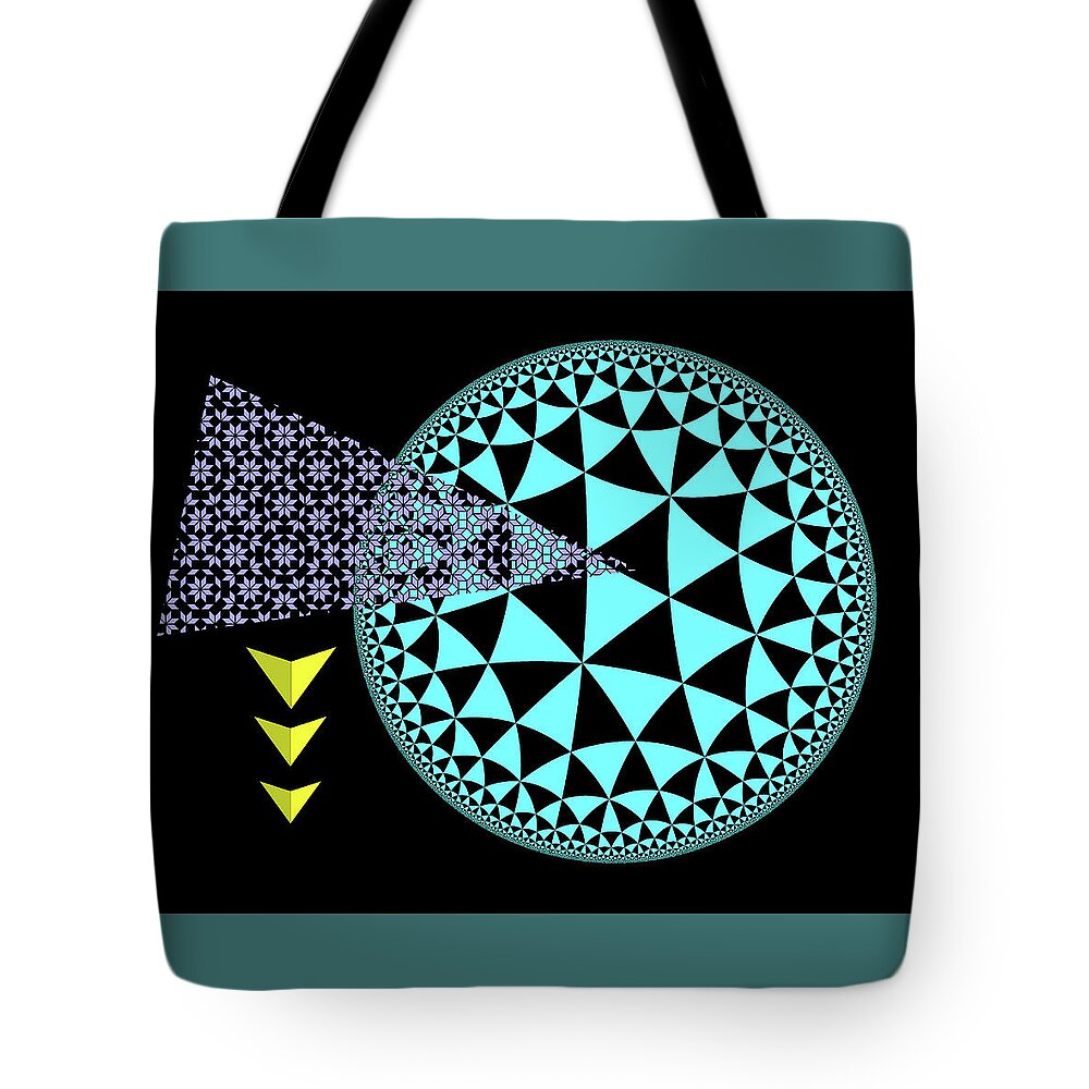 New Directions Tote Bag featuring the digital art Design 4 New Directions by Lorena Cassady