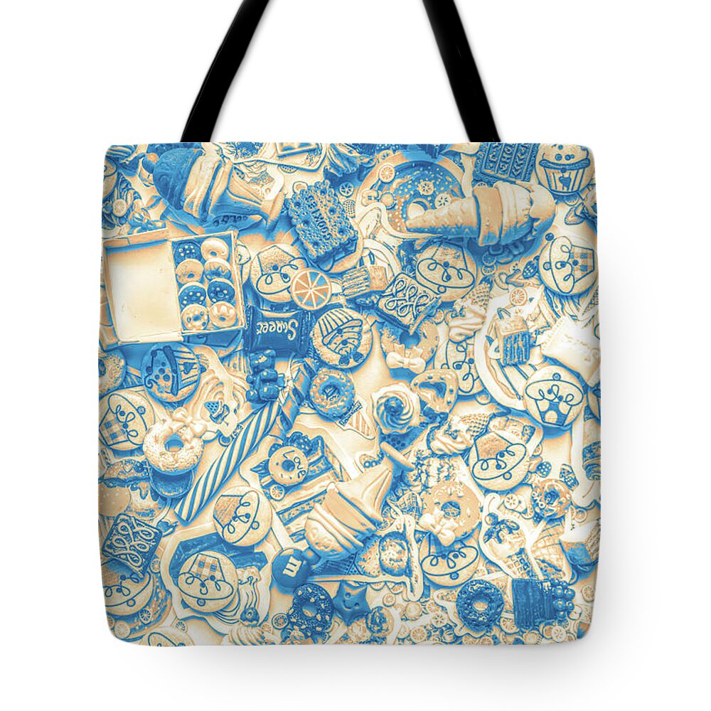 Lolly Tote Bag featuring the photograph Dessert drops by Jorgo Photography