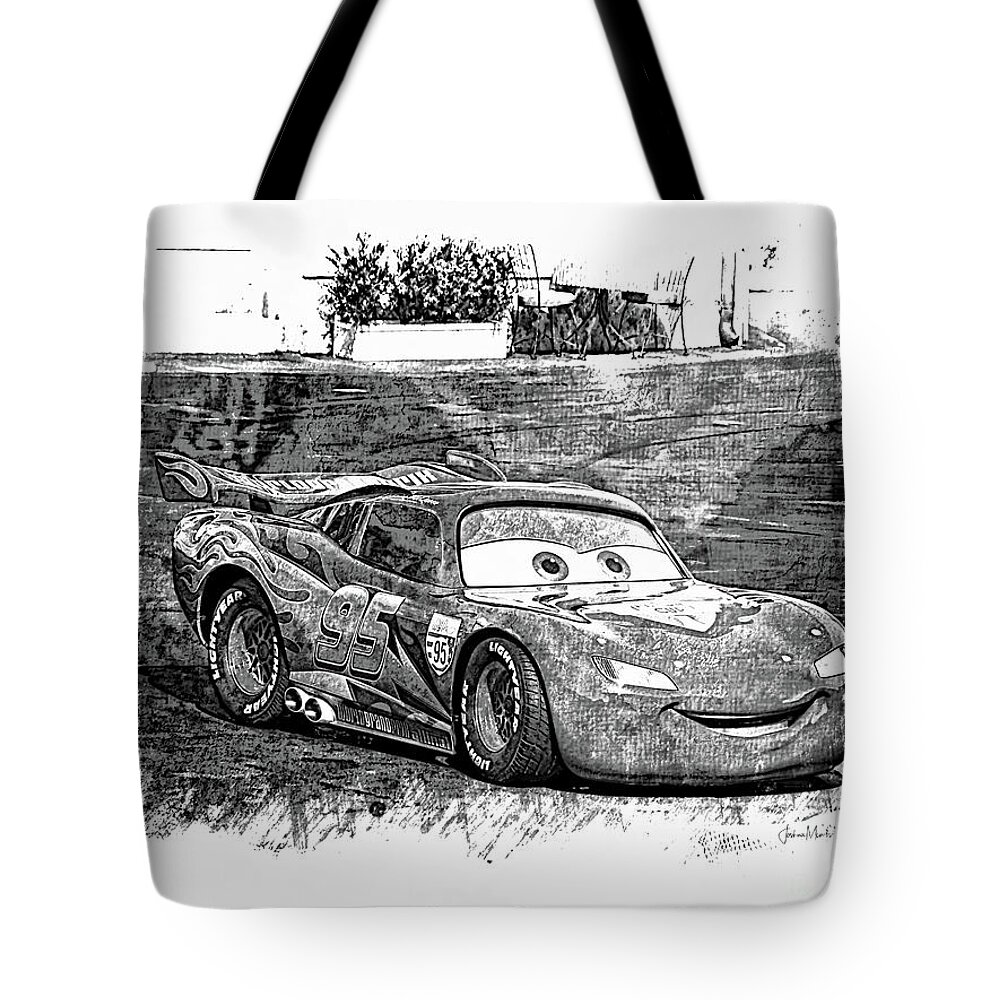 Cars Tote Bag featuring the photograph Disney Cars by FineArtRoyal Joshua Mimbs