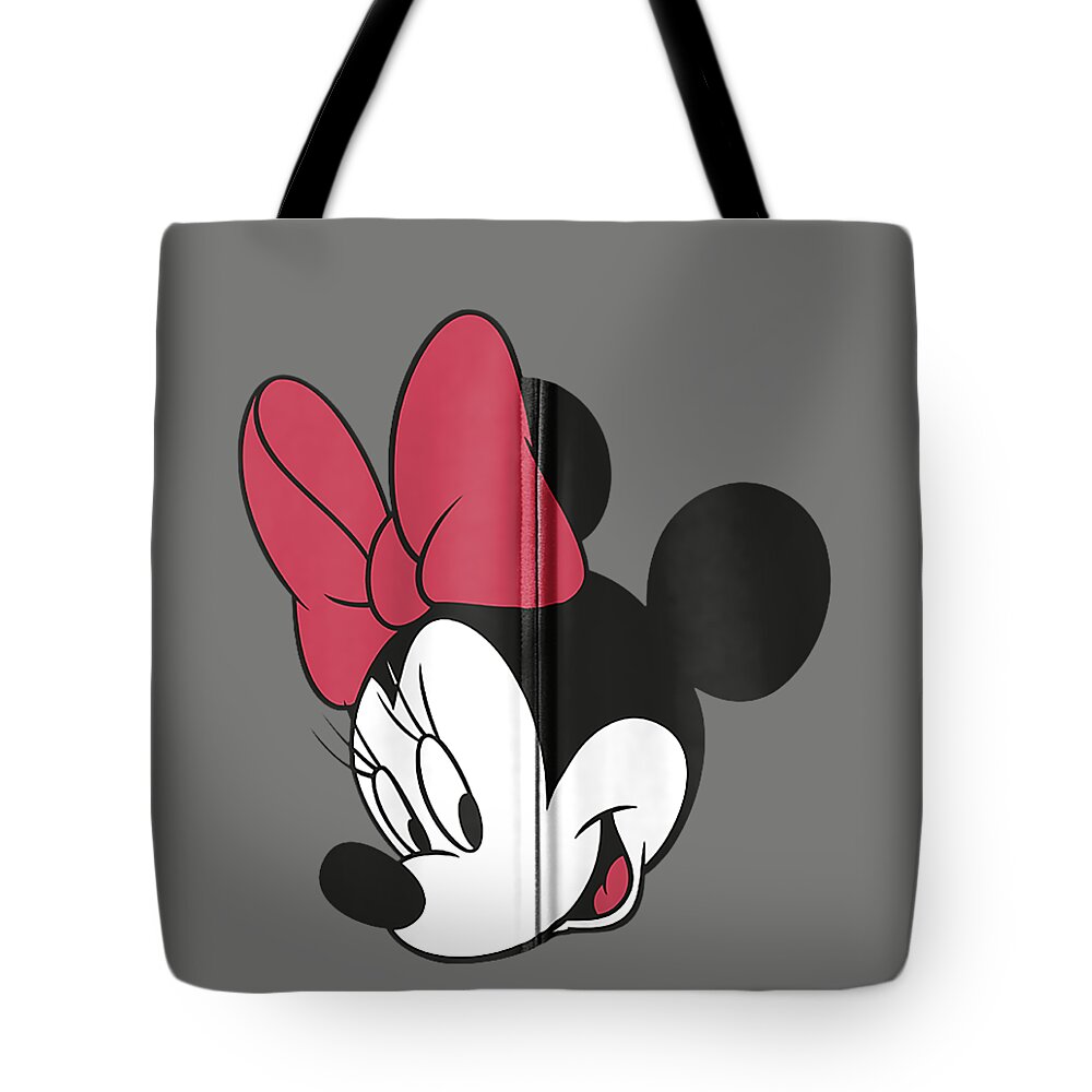 Disney Mickey And Friends Minnie Mouse Big Face Tote Bag by Jay