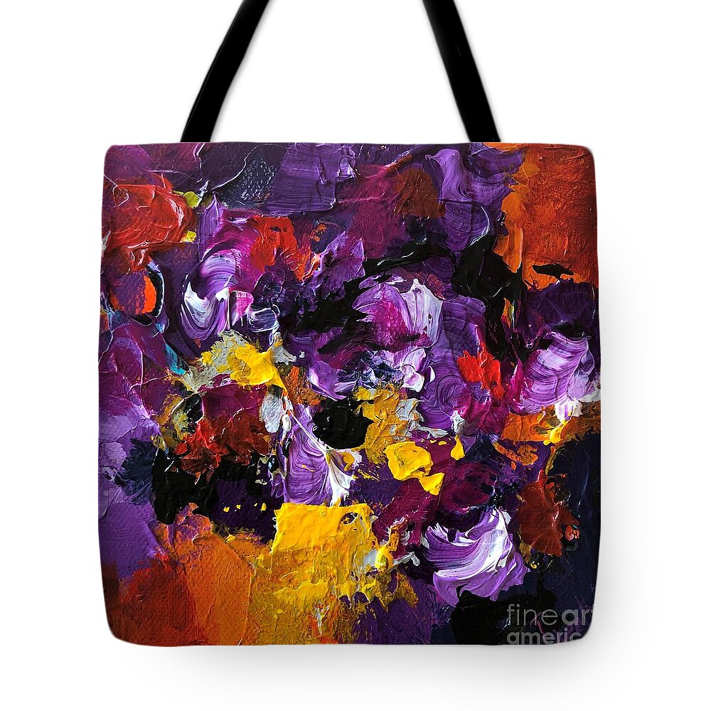  Tote Bag featuring the painting Divine 2 by Preethi Mathialagan
